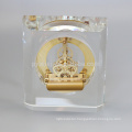 High quality decoraive round wall clock with crystal